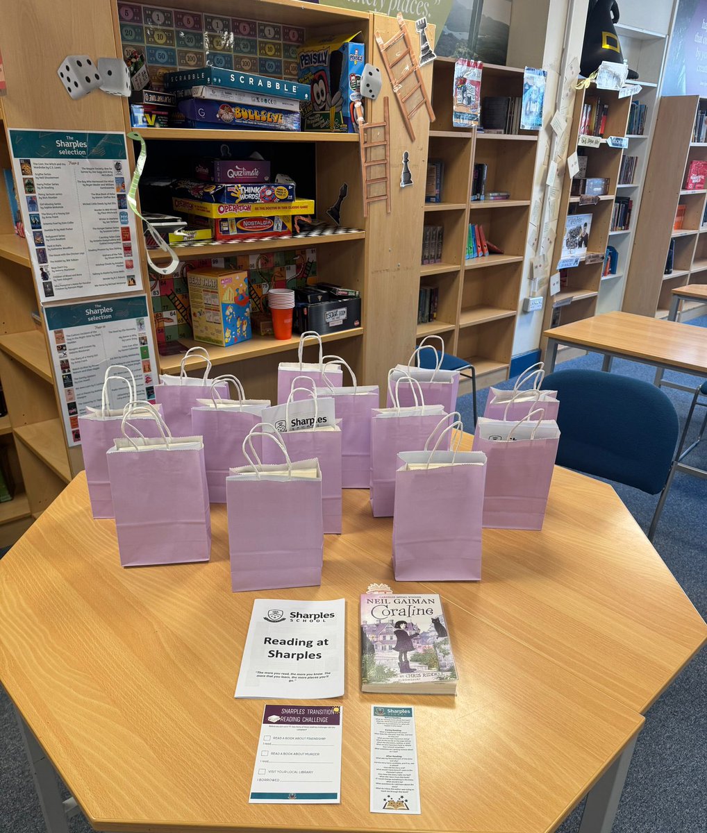 SharplesLibrary's tweet image. We are ready for our Meet the Head/Helpdesk Evening! We have some good bags ready to giveaway to our Y6s this evening 😎

@SharplesSchool @SharplesEnglish