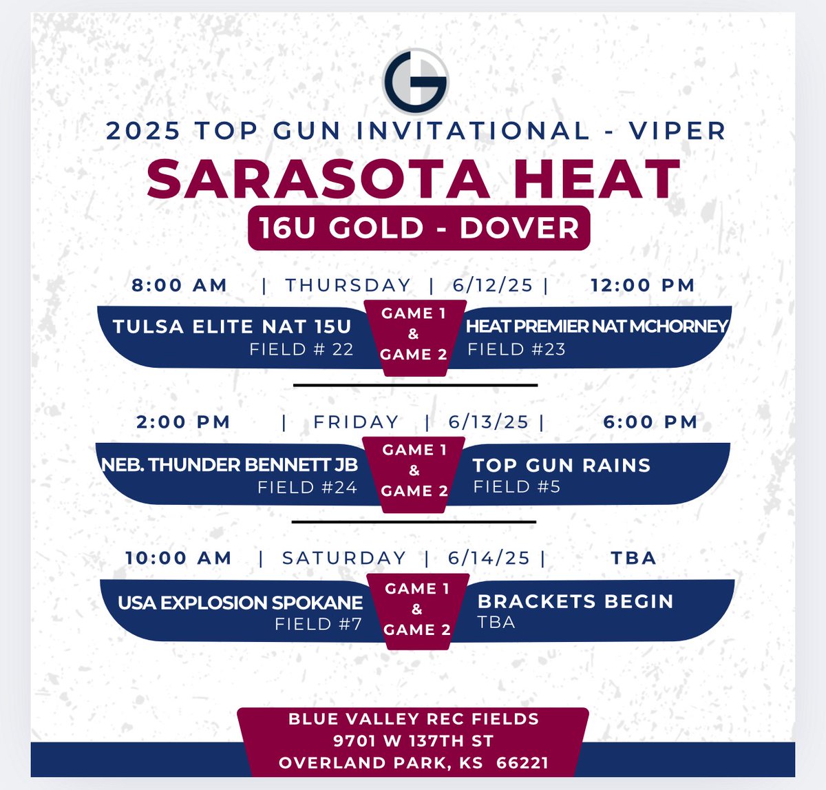 Excited to make the invitational trip to <a href="/TopGunEvents/">Top Gun Events</a> this summer and improve while I'm there.
#turnuptheheat #theheatison #summerheat
<a href="/LineDsoftball/">Line Drive Media</a> <a href="/SoFlaFastpitch/">South Fla Fastpitch Group</a> <a href="/NP_Recruiting/">National Pros Recruiting</a>
<a href="/IHartFastpitch/">I❤️Fastpitch</a> <a href="/SoftballDown/">Down South Softball</a> <a href="/UncommittedUsa/">UncommittedPlayersUSA</a>
<a href="/D1Softball/">D1Softball</a> <a href="/SUncommitted/">Softball Uncommitted</a> <a href="/SoftballRecruit/">Softball Recruit 🥎</a>