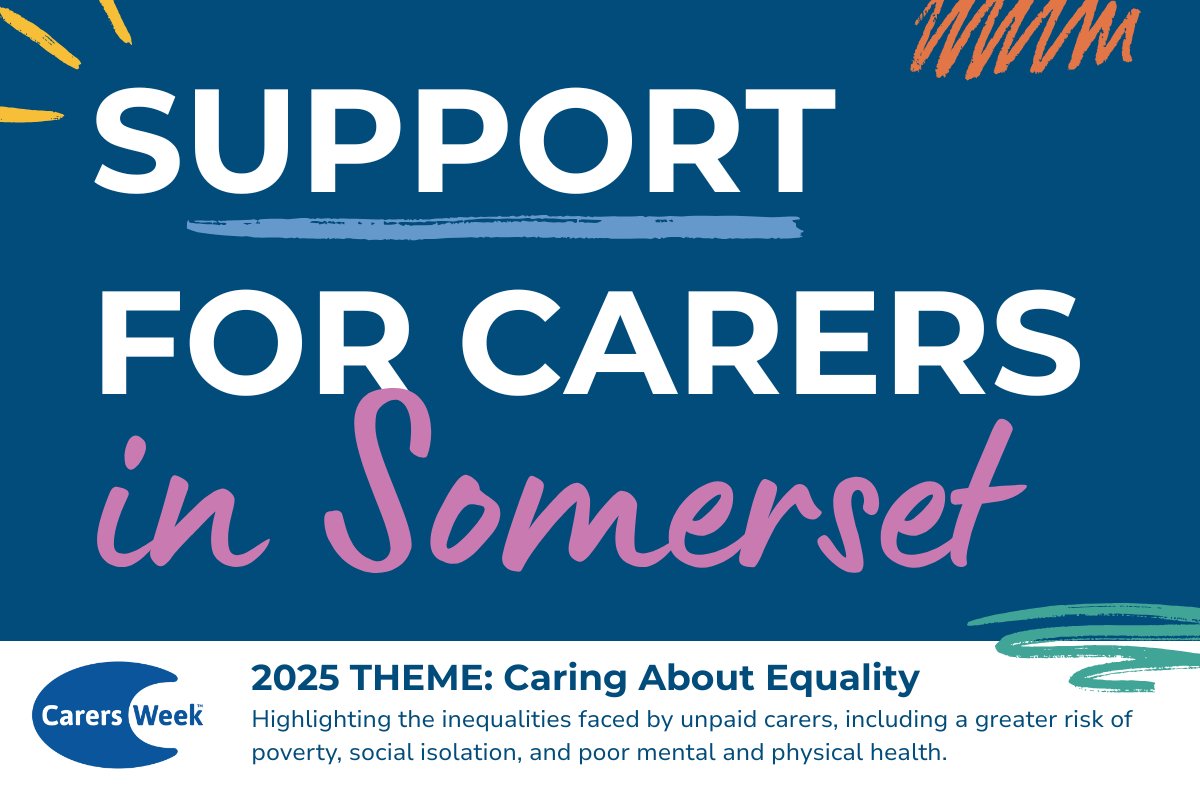 Although rewarding, providing care for someone can be overwhelming and lonely at times, and can also present challenges with work, finances, and health and wellbeing. Unpaid carers in Somerset can access free support and advice here👉 somersetcarers.org

#CarersWeek