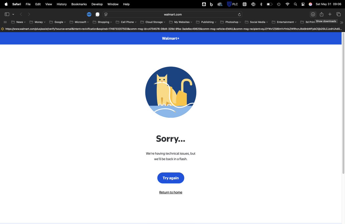 dachilders's tweet photo. @walmarthelp Only a couple days left in my 21 day window to reverify for Walmart Assist.  How exactly am I supposed to do it when all I ever get presented with when clicking the link is this (for more than 2 weeks now): https://t.co/CnKNodwSvZ