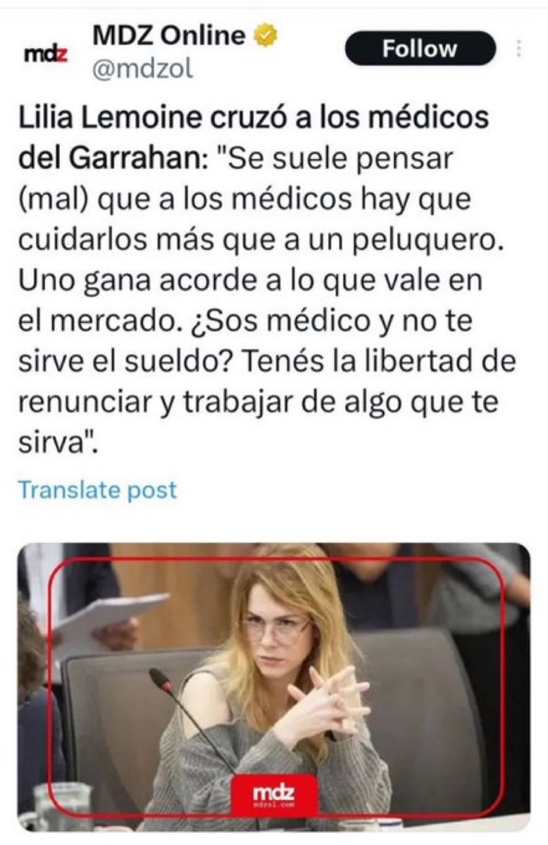 Y todos nos enfermamos algún día y a lo mejor ahí la va a tener que atender el peluquero