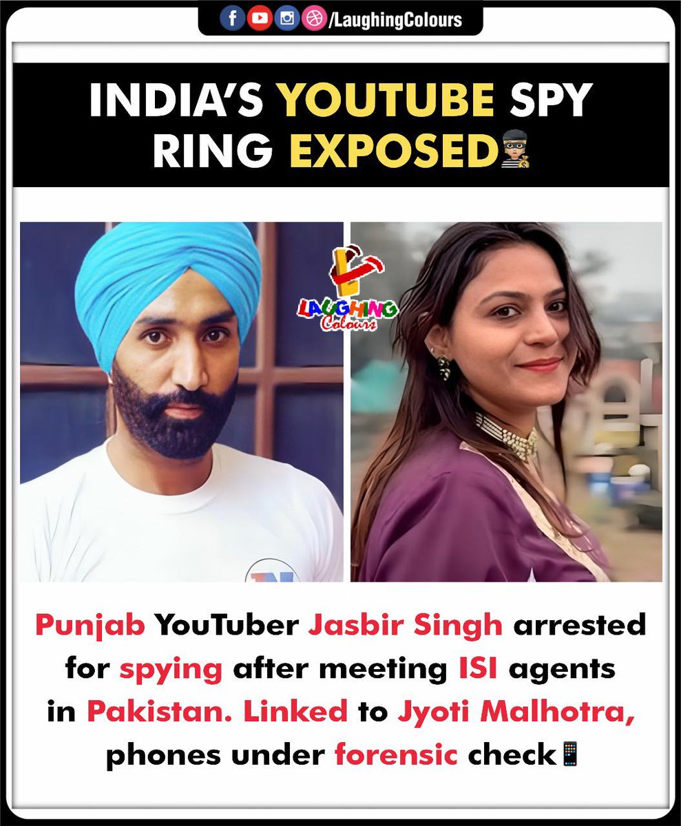 LaughingColours's tweet image. YouTube turns undercover 📷📷

#SpyScandal #JasbirSingh #ISIConnection #YouTubeUnderWatch #NationalSecurityBreach #ForensicProbe