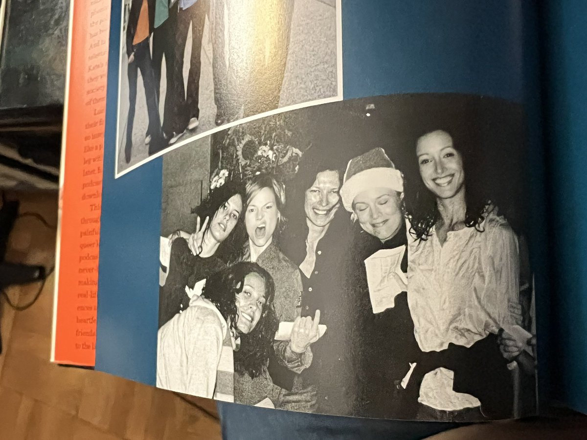 Kate &amp; Leisha’s book…worth it for the cast candid photos i’d never seen before. like this one.