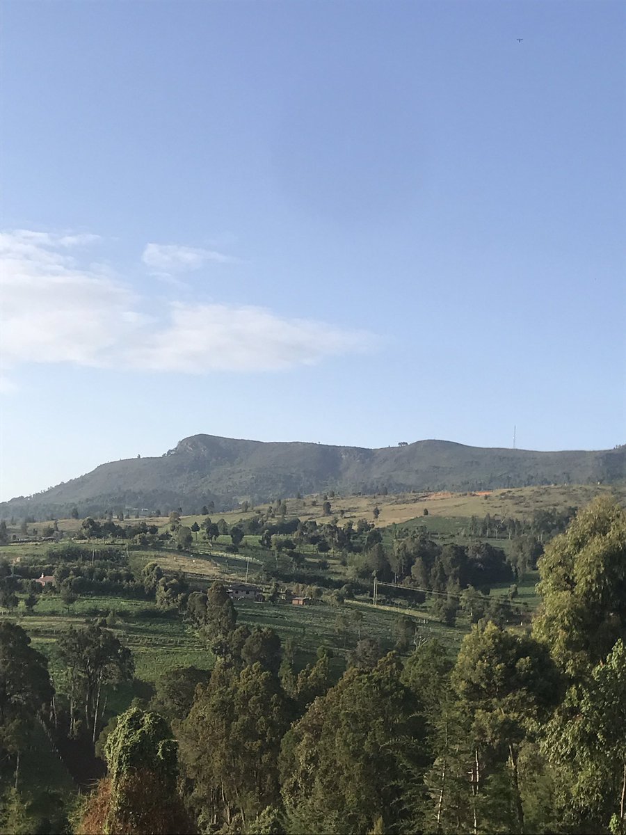 That hill on the horizon is Koisungur in Marakwet West. Back in the day, after kuuza viazi, we used to ferry daughters whose parents ni walimu — juu we considered them as  "Top Cream" — using hired bodaboda all the way hadi chini ya mlima, then we’d walk the rest of the uphill