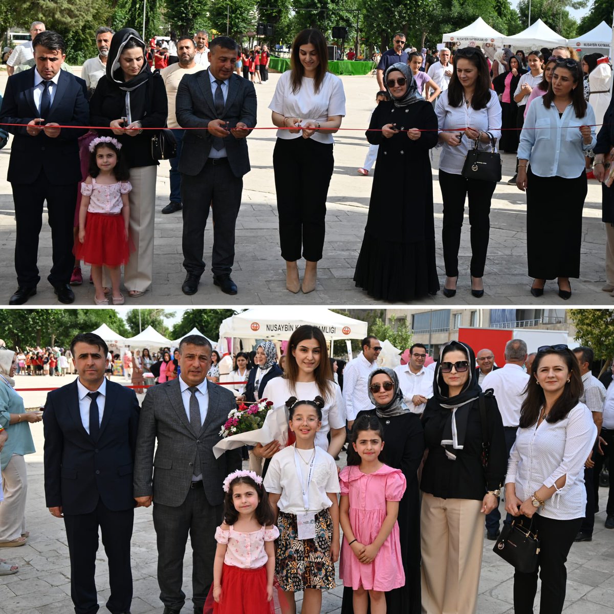 Nsy_Kaymakamlik's tweet photo. 📍Nusaybin/El Emeği, Göz Nuru, "Yıl Sonu Sergisi"🪡👐🧵

Kaymakamımız Sayın Evren ÇAKIR'ın eşi Başak ÇAKIR Hanımefendi, İlçe Millî Eğitim Müdürümüzün eşi Elif Kevser ÇETİN, Halk Eğitimi Merkezi Müdürümüzün eşi Kevser BİLGİÇ, AK Parti Nusaybin İlçe Başkanının eşi Nebihe YILDIZOĞLU ve beraberindekilerle, "Hayat Boyu Öğrenme Haftası" kapsamında Halk Eğitimi Merkezi usta öğreticilerimiz ve kursiyerleri tarafından hazırlanan "Yıl Sonu Sergisi"nin açılış programına katıldı. 🧵🧶🪡

El emeği, göz nuru ürünlerin sergilendiği stantları gezen Başak ÇAKIR Hanımefendi, usta öğreticilerimizi ve kursiyerleri emeklerinden dolayı tebrik etti. 

📍Mitanni Kültür Merkezi

#HayatBoyuÖğrenme
#Nusaybin #Mardin
@TC_icisleri @AliYerlikaya 
@Mardin_Valiligi @tuncay_akkoyun