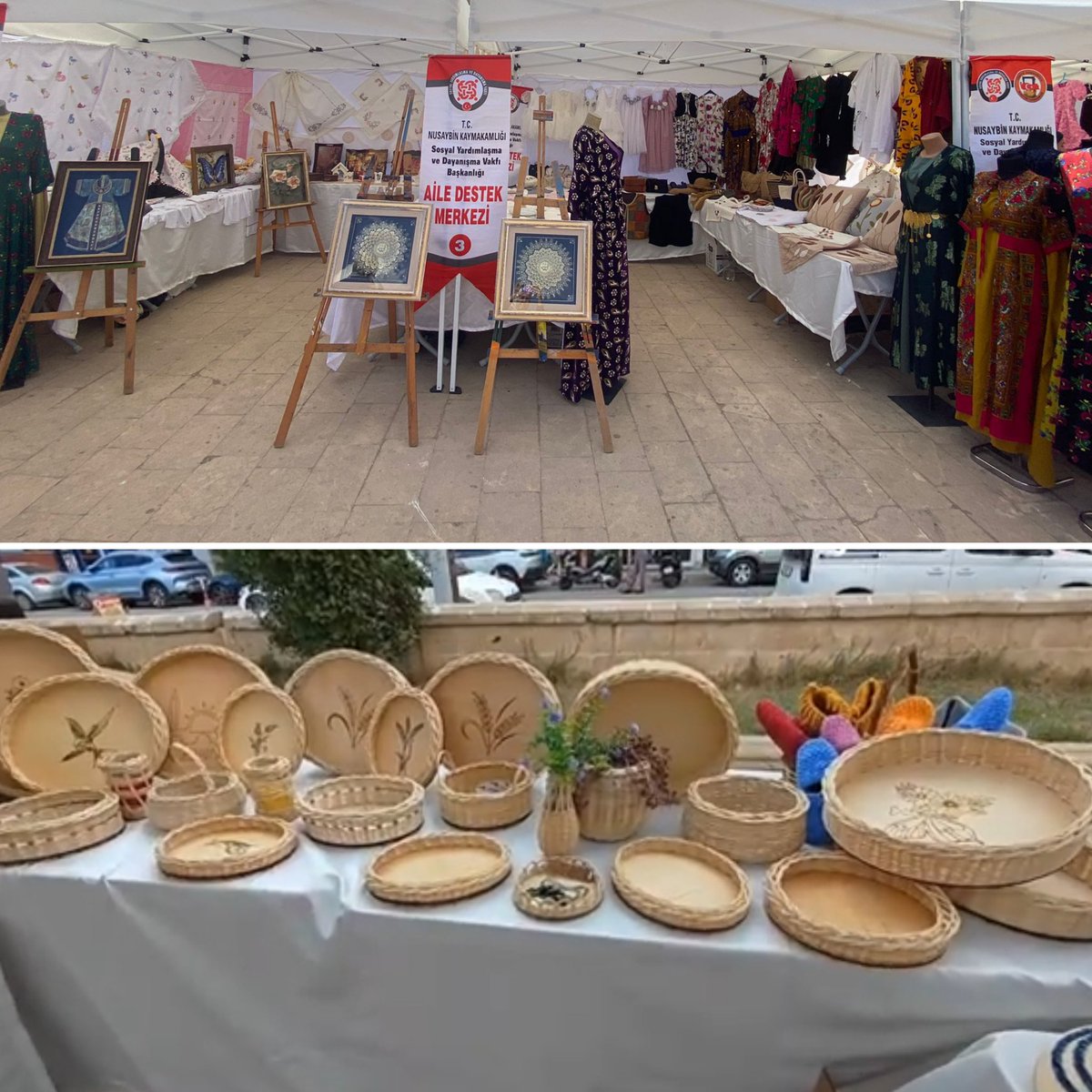 📍Nusaybin/El Emeği, Göz Nuru, "Yıl Sonu Sergisi"🪡👐🧵

Kaymakamımız Sayın Evren ÇAKIR'ın eşi Başak ÇAKIR Hanımefendi, İlçe Millî Eğitim Müdürümüzün eşi Elif Kevser ÇETİN, Halk Eğitimi Merkezi Müdürümüzün eşi Kevser BİLGİÇ, AK Parti Nusaybin İlçe Başkanının eşi Nebihe YILDIZOĞLU