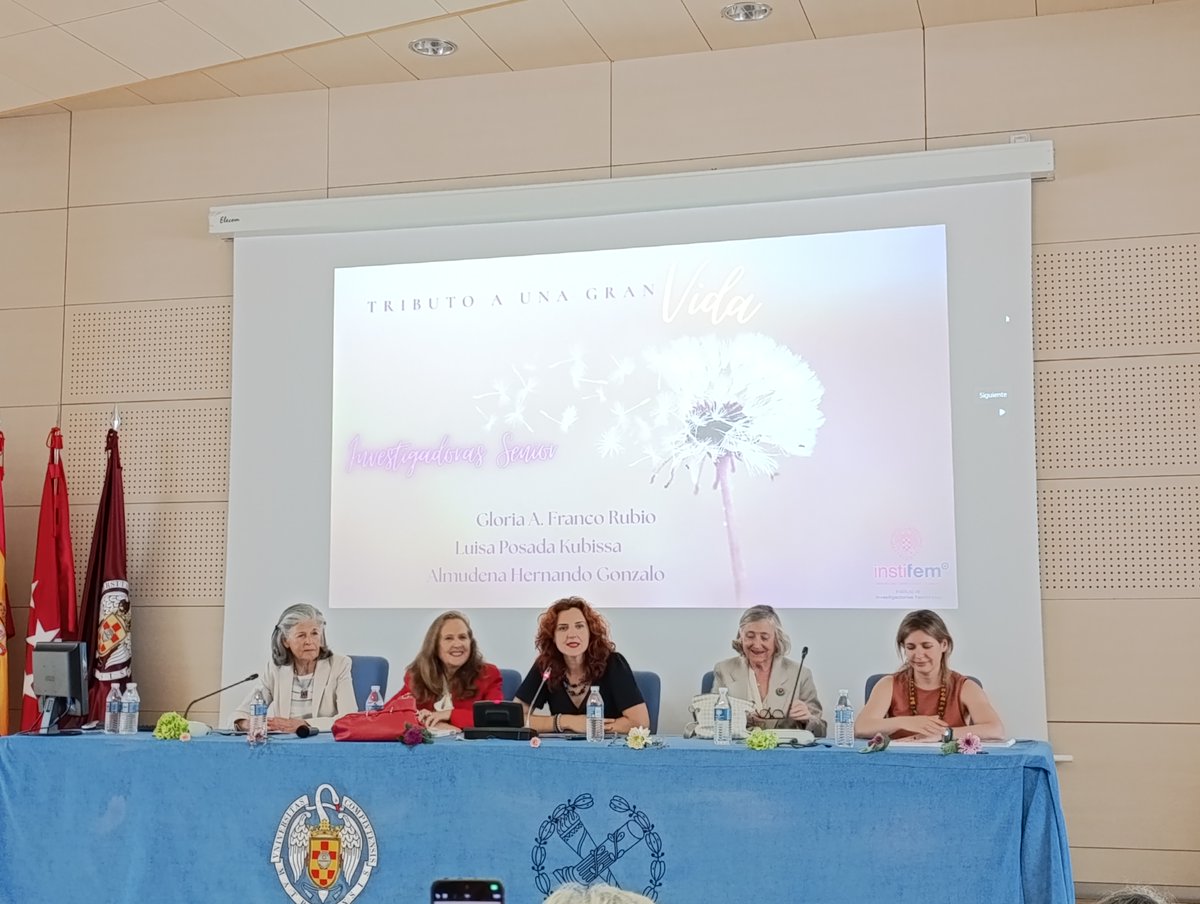 PICUVIMU (@picuvimu) on Twitter photo Ya ha comenzado el homenaje a las profesoras Gloria A. Franco Rubio, Luisa Posada Kubissa y Almudena Hernando Gonzalo por toda una carrera investigadora y feminista, organizado por el <a href="/InstifemUCM/">Instituto Complutense Investigaciones Feministas</a> Ya ha comenzado el homenaje a las profesoras Gloria A. Franco Rubio, Luisa Posada Kubissa y Almudena Hernando Gonzalo por toda una carrera investigadora y feminista, organizado por el <a href="/InstifemUCM/">Instituto Complutense Investigaciones Feministas</a>