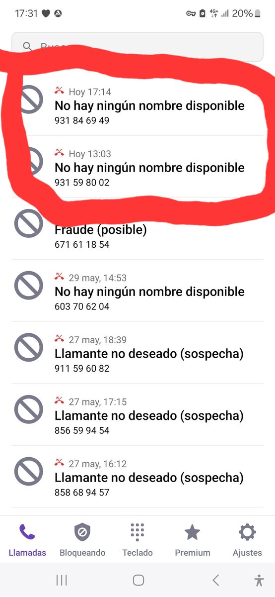 Ahora LOS HIJOS@S DE LA GRAN PUTA aunque Digan que NO TE PUEDEN LLAMAR CON TELEFONOS ‼️MOVILES, Pues AHORA TE LLAMARAN DESDE PROVINCIALES‼️desde el primer dia. TODO SIGUE IGUAL
A LOS HIJOS DE LANGRAN PUTA QUE OS DEN POR CULO... mi app lleba 2 años bloqueando y expulsando automati