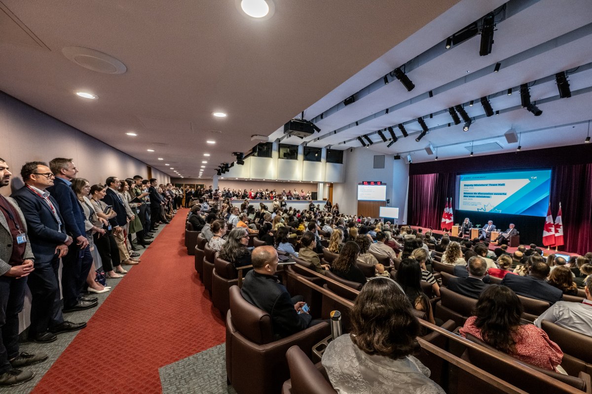GAC_Corporate's tweet image. Thank you to everyone who joined our Deputy Ministers’ Town Hall! Great discussions with employees across the globe about the department’s transition and key priorities.