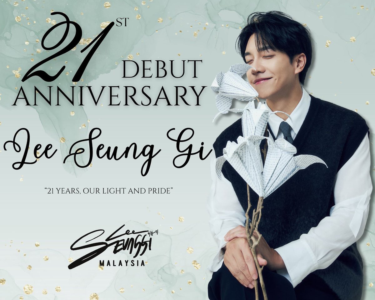 Happy 21st Debut Anniversary, <a href="/leeseunggi/">shin ha kim</a>.official 
21 years with our one and only Star. From singer to actor to all-round entertainer.
You’ve never stopped shining, and we’ve never stopped cheering! Forever our light, our pride!
Let’s keep walking this journey together!