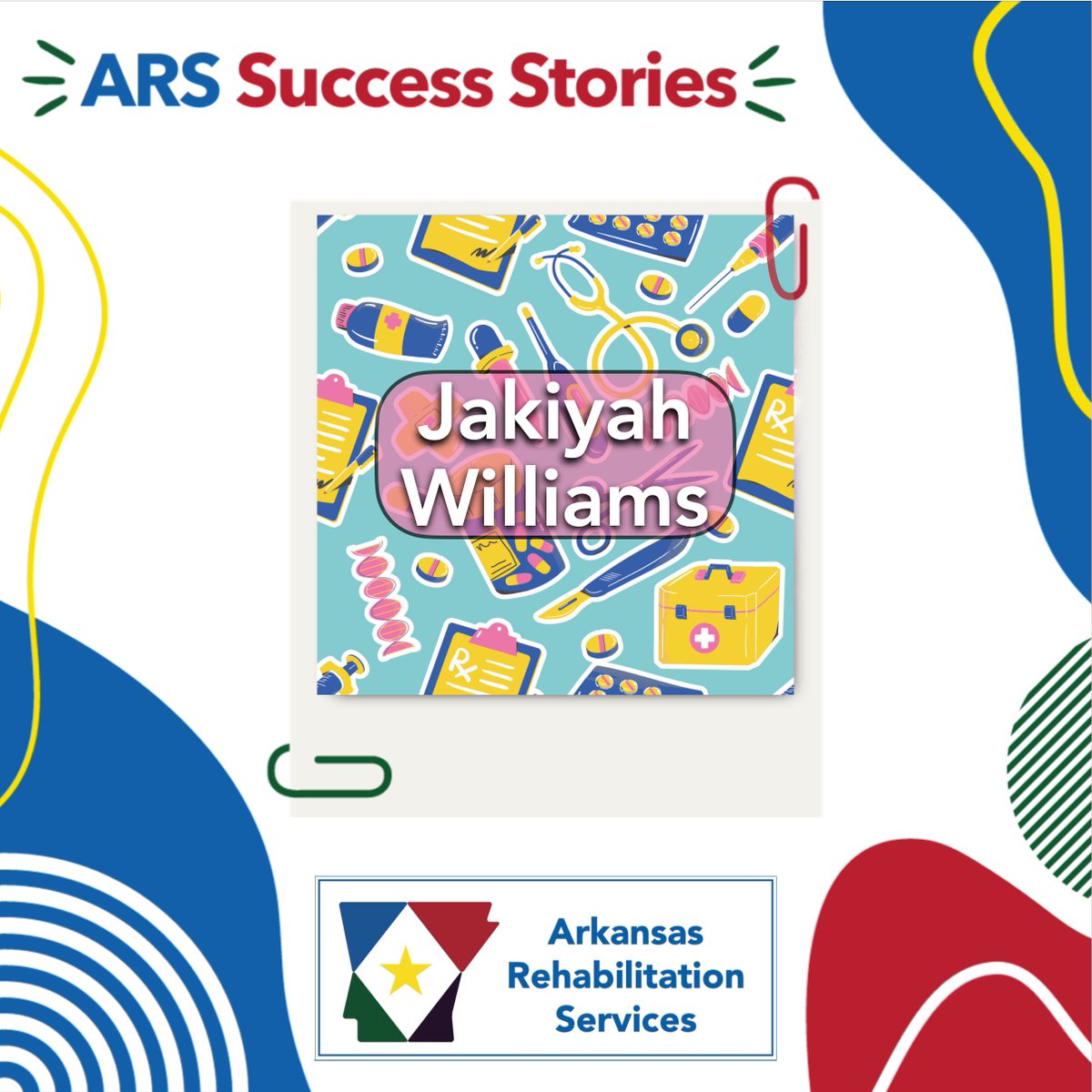 Despite the challenges posed by her autism, former Arkansas Rehabilitation client Jakiyah Williams is excelling in her newfound career at UAMS! Read her story here:
dws.arkansas.gov/wp-content/upl…