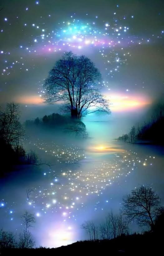 Licht der Ewigkeit
In der Ewigkeit löst sich mein Körper auf, im Raum, wo Dunkel schmilzt. Ich sitze am Fest der Sterne, meine Seele ein Licht, befreit aus der Hülle, sehnsüchtig nach Frieden. Wer bin ich, wenn nicht ein Funke des Himmels?
by Kimona Seelenfeuer