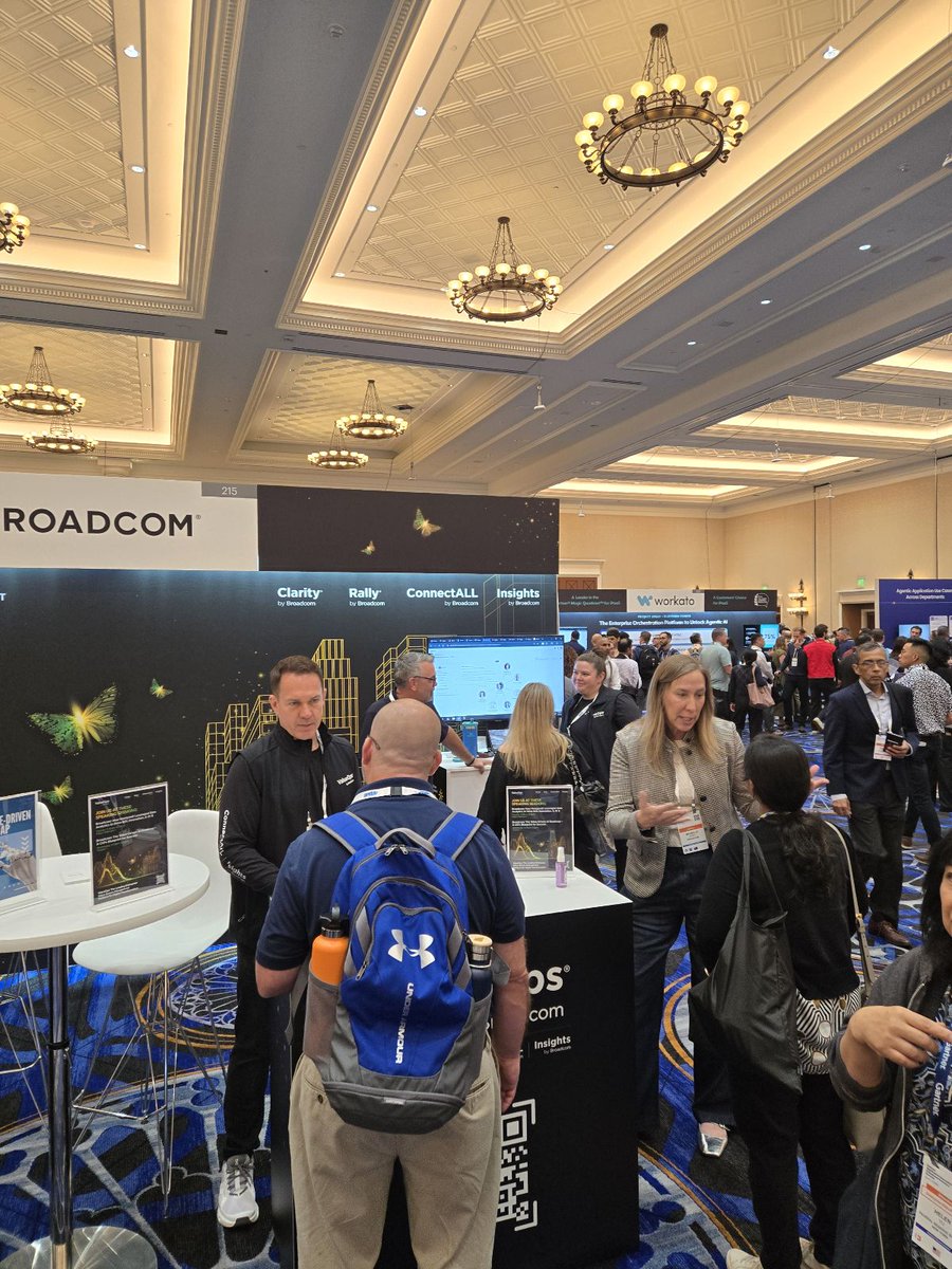 BroadcomVSM's tweet image. Day 2 at #GartnerAPPS and the energy’s still strong.

Thanks to everyone who joined the Honeywell session — real talk on ROI, AI, and outcomes with #ValueOps.

We’re back at booth 215. Stop by.
#ValueStreamManagement