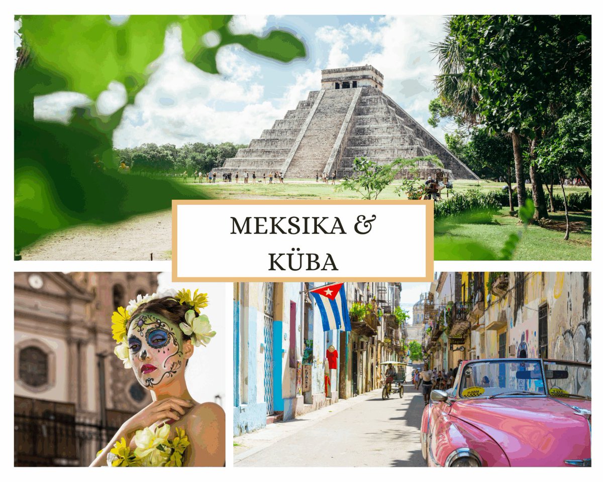 Ülkemizden Karayipler’e yeni uçuşlara başlayacak olan bir havayolunun rotalarını sizlerle buluşturuyoruz! 🌴🌊

📅  Haz - Tem - Eyl - Kas - Ara - Oca- Şub -Mar - Nisan

✈️🇹🇷 İstanbul - Havana 🇨🇺 (Küba) gidiş dönüş 529£~28.200₺ 🔥

✈️🇹🇷 İstanbul - Cancun 🇲🇽 (Meksika)