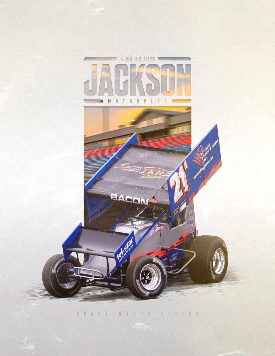 Brady Bacon (@bradybacon) on Twitter photo Headed to @jacksonmotorplex with the <a href="/woosprint/">Michelle Morrison</a> tonight in the @tkhmotorsports 21H. Thanks again to Cressman Sanitation for partnering with us for this Midwest Swing! Headed to @jacksonmotorplex with the <a href="/woosprint/">Michelle Morrison</a> tonight in the @tkhmotorsports 21H. Thanks again to Cressman Sanitation for partnering with us for this Midwest Swing!