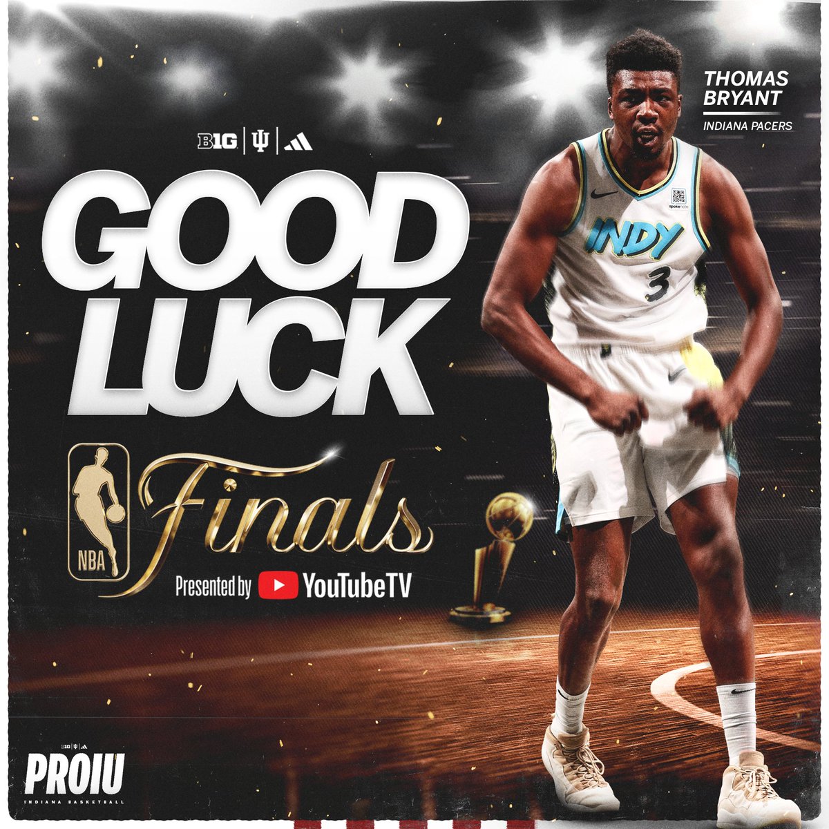 TB playing for a title. 🙌

Best of luck to our guy <a href="/nolimittb31/">Thomas Bryant</a> in the NBA Finals!