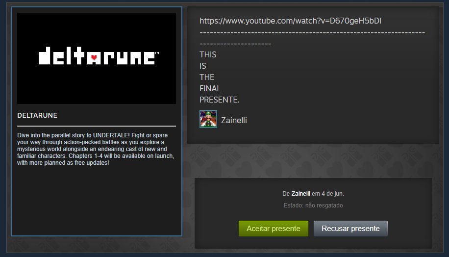 MidnirLouco's tweet photo. Meu pai amado... revivi dos mortos só para dizer, desde de 2018 esperando isso, para acordar com ele batendo na minha porta e dizendo "deltarune tomorrow"

Muito obrigado por tudo amigo @Zainelli49, agradeço de coração... deltarune... today https://t.co/LumQlIdevR
