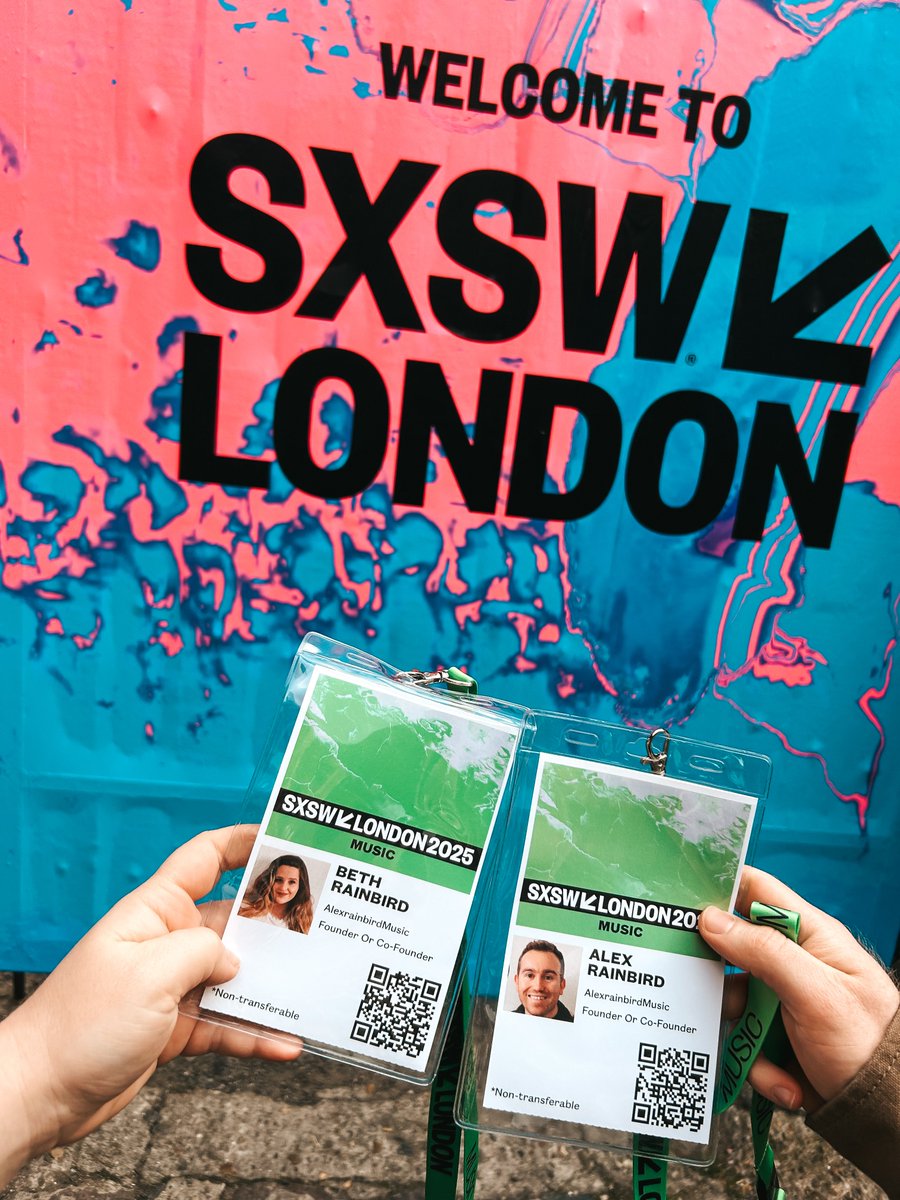 alexrainbirdMusic (@alxrnbdmusic) on Twitter photo Heading home from SXSW London - the first-ever EU edition of the legendary festival! 🇬🇧
We discovered amazing music (including artists from our playlists), heard inspiring talks and met awesome people.
14 years in, we're still loving every moment.
New playlist drops TOMORROW! 🌲 Heading home from SXSW London - the first-ever EU edition of the legendary festival! 🇬🇧
We discovered amazing music (including artists from our playlists), heard inspiring talks and met awesome people.
14 years in, we're still loving every moment.
New playlist drops TOMORROW! 🌲