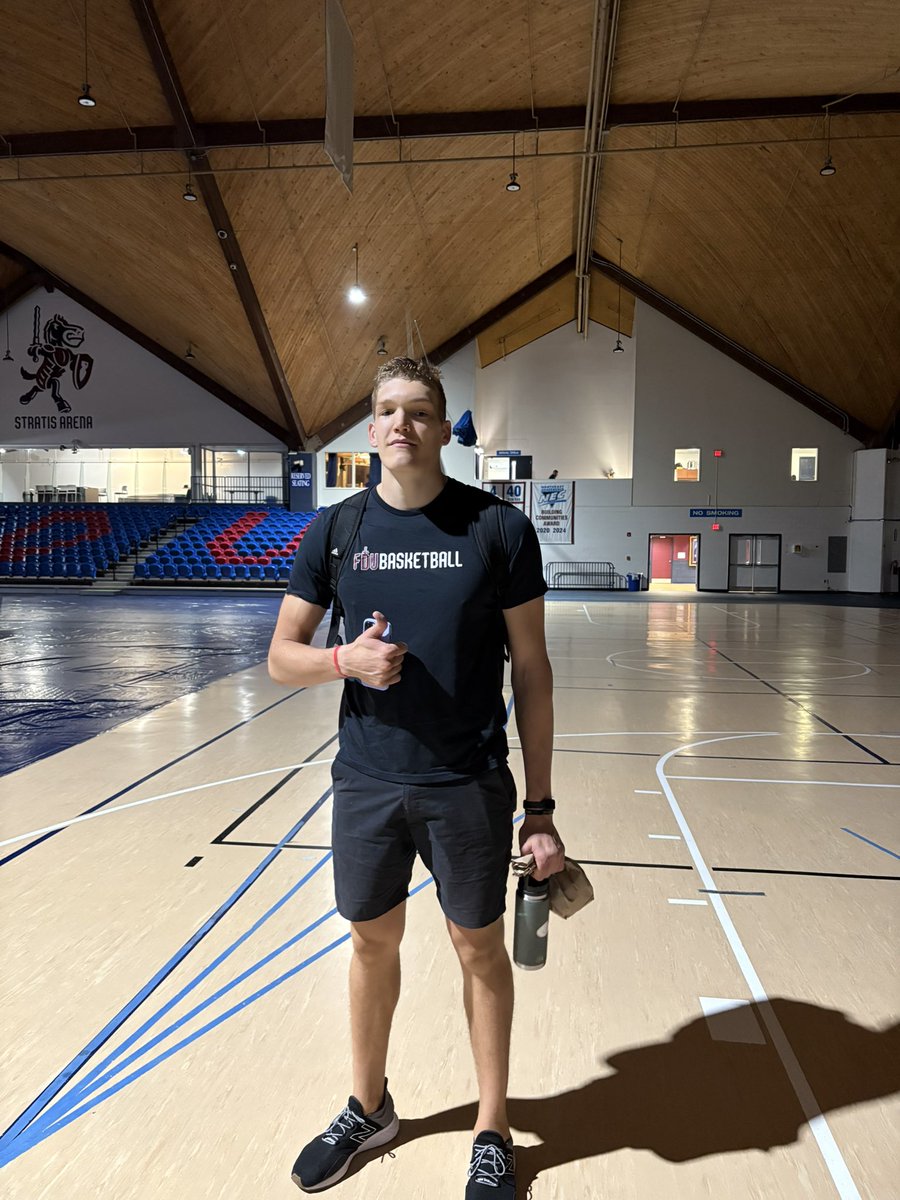 Just finished up a great visit at <a href="/FDUKnightsMBB/">FDU Men's Basketball</a> thank you Coach Kiely and the staff!! #notcommitted
