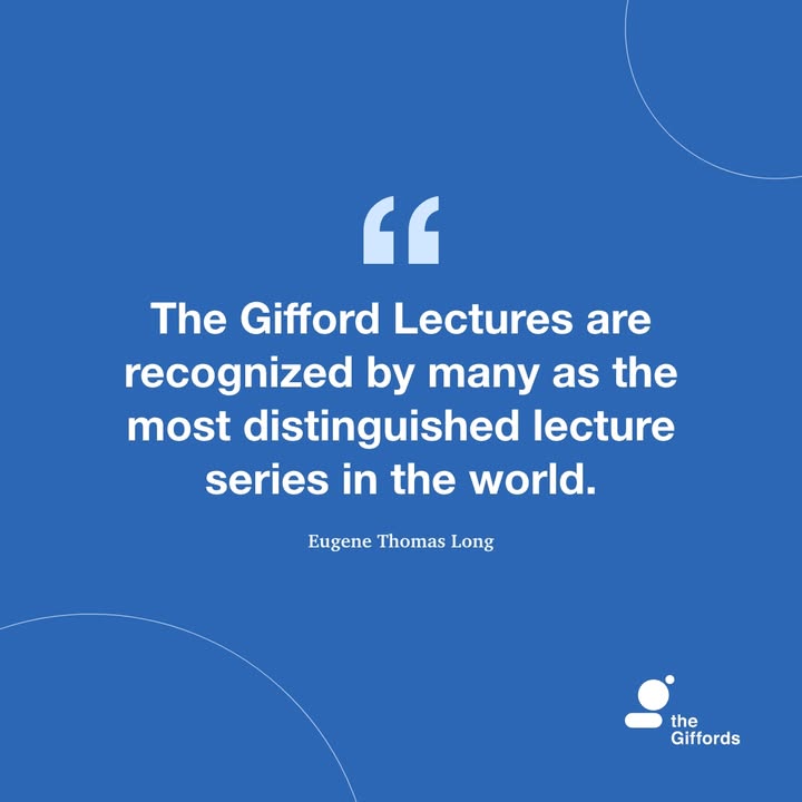 GiffordLectures's tweet image. Promoting, advancing, teaching and diffusing the study of natural theology #TheGiffords