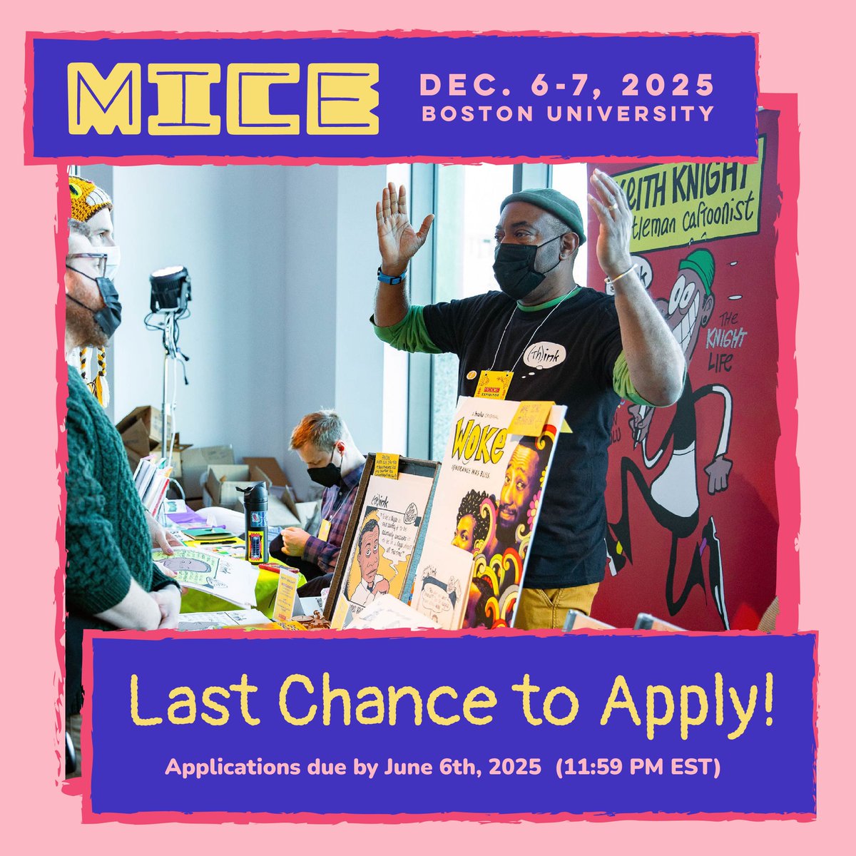 Applications for MICE 2025 close on Friday! This is your last chance to get your applications in before they close Friday, June 6th, 11:59 PM EST. 

Link below to apply!

micexpo.org/apply