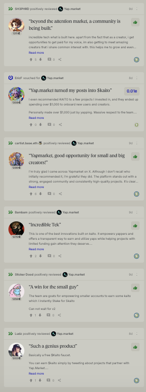 YapdotMarket's tweet photo. True community is when you show love without being asked.

You did it. We noticed.

As a thank you, we’re offering Yap Keys NFT allowlist spots to everyone who dropped good vibes about Yapmarket on @ethos_network 

Not all snapshots looks the same, some look like this👇