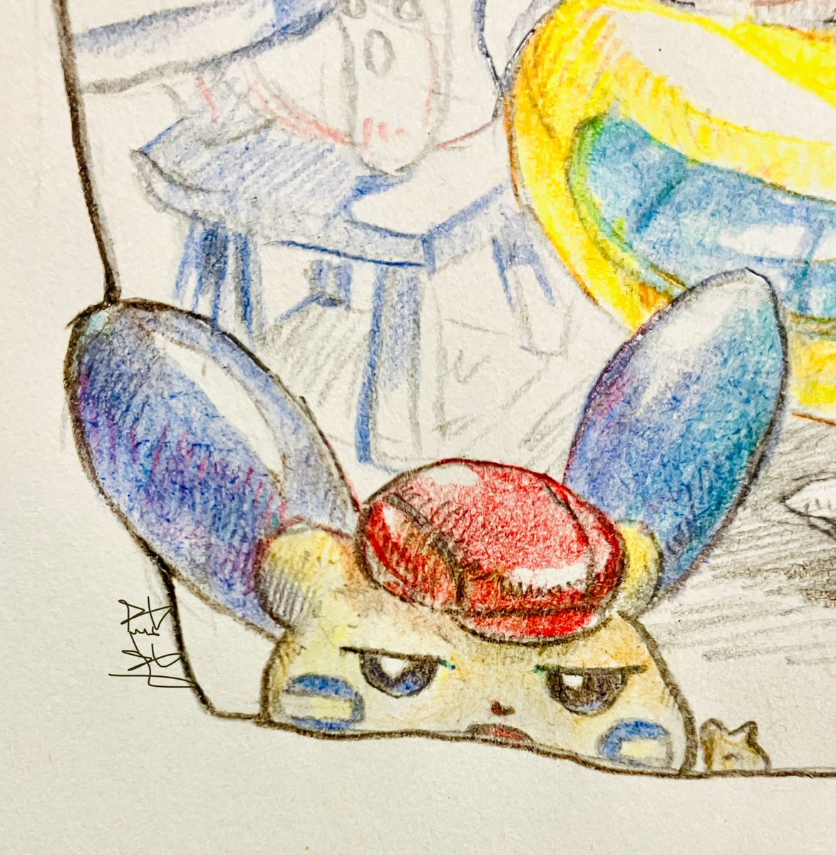 ポケまぜデビューをしたのですがウェイターちゃん出たので✌️