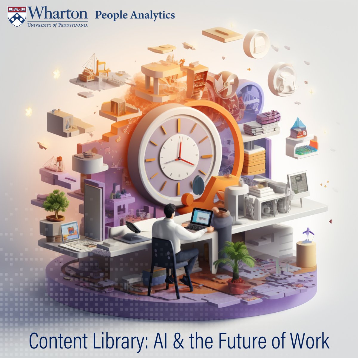 This week’s spotlight from the #Wharton People Analytics Content Library: AI &amp; the Future of Work

Explore how #AI is transforming decision-making, ethics, training, and literacy in the workplace.

Watch &amp; listen now:  whr.tn/4iXCQpQ

#WhartonAI #FutureOfWork