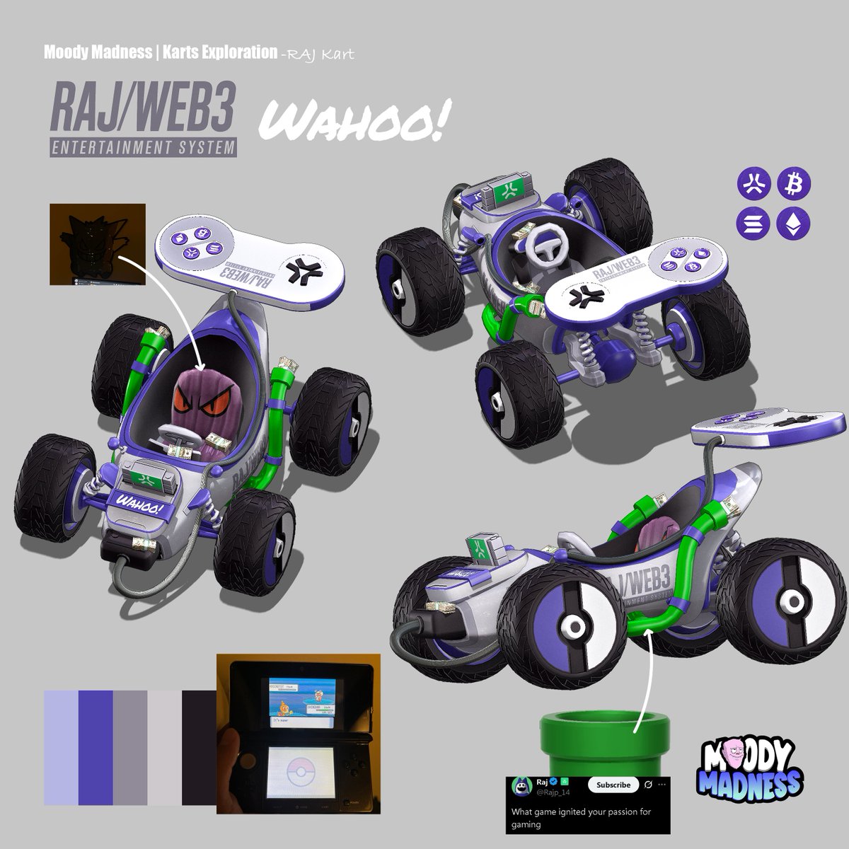 They told <a href="/Rajp_14/">Raj</a>  he couldn’t hold a band…

So we built it straight into his kart. 💸

This honorary ride in Moody Madness is a tribute to childhood classics, pixel dreams, and a whole lot of degen lore.

Plug in. Boot up. Lead the ✳️ chain.