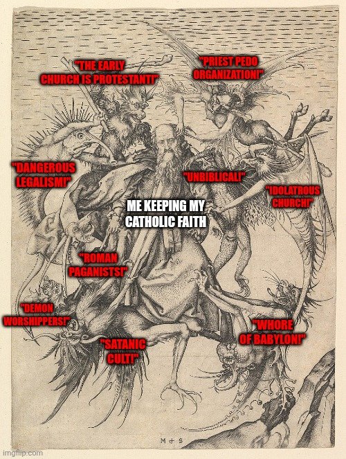 Guilcat96Lewis's tweet image. No matter how much everyone, both Protestants and ex-Catholics, tried to refute Catholicism, I&apos;m still keeping my most completed faith in God even after I die. I already researched on the Catholic history for almost 8 months; I see everything.

My faith is retored and completed