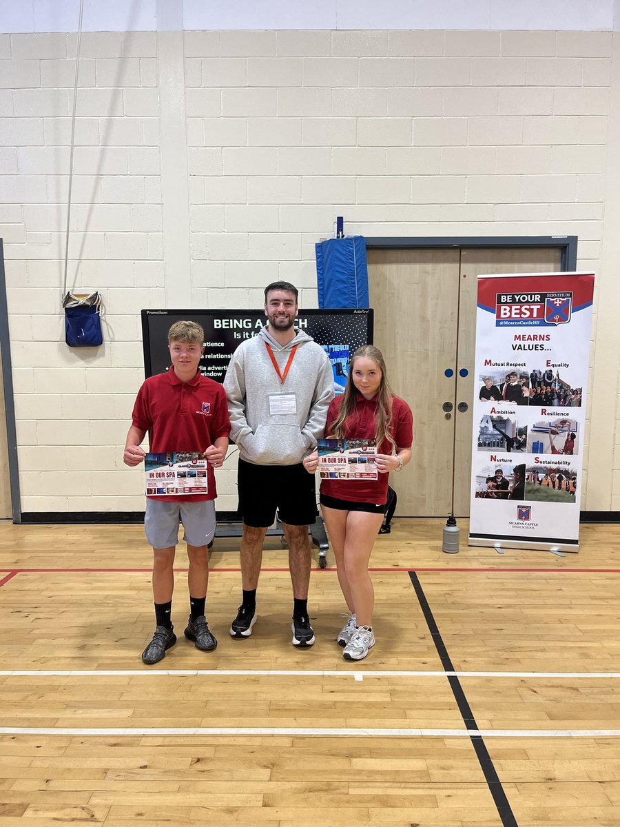 MCHSPhysEd's tweet photo. A massive thank you to Callum from @GLAFitness for coming in to deliver a presentation to our S3 Sport and Recreation pupils🥊

Callum spoke through the importance of physical activity, careers in sport, and abit about his journey to success🥇

#MearnsCastlePE https://t.co/83Rji7ezH5