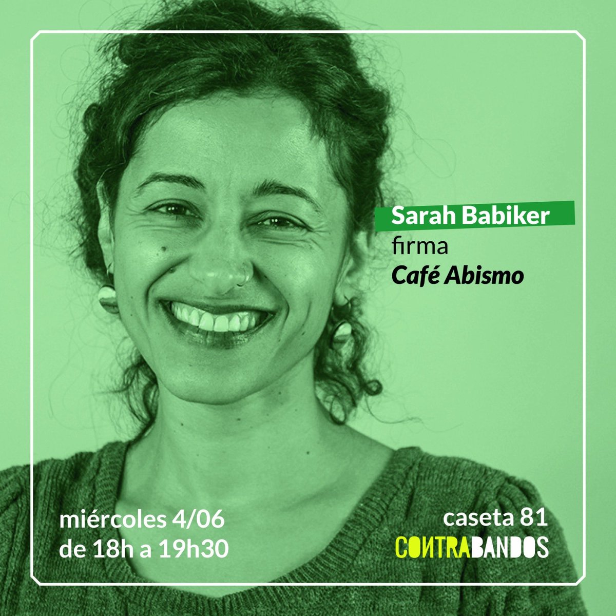 Hoy en ⁦<a href="/FLMadrid/">Feria del Libro de Madrid</a>⁩ 
#caseta81