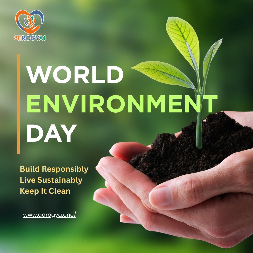 aarogyaone's tweet photo. Let’s keep our Earth clean &amp; green! 🌍Every small action, like picking up trash or saving water, makes a big difference. This World Environment Day, be kind to nature &amp; take care of our planet.🌿🧼
#WorldEnvironmentDay #KeepItClean #GreenEarth #Aaroygyaone #stayhealthy #gogreen💚 https://t.co/GTOeQ3NnTI