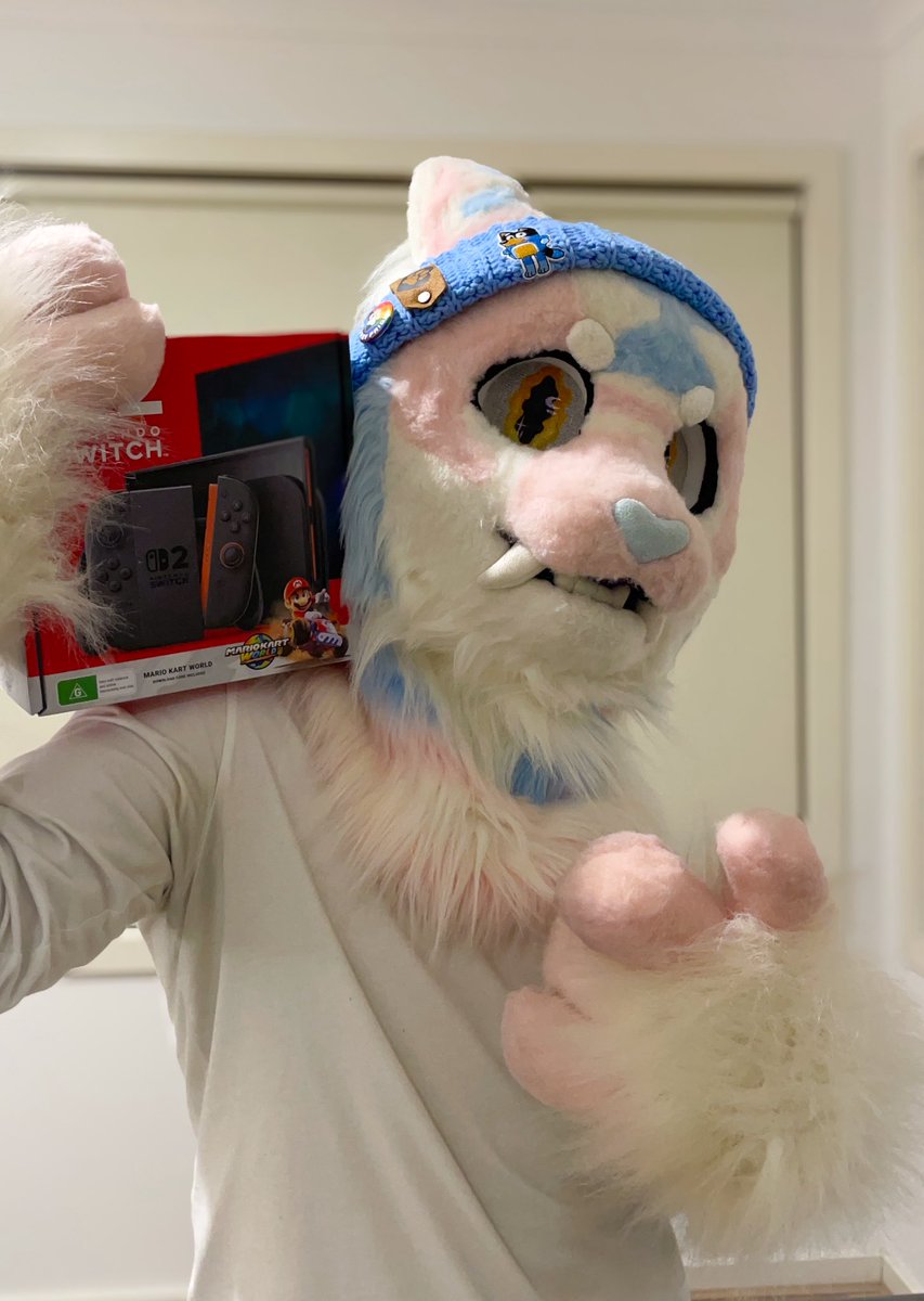 🎮✨level up! ✨🎮

#furry #gaming #Switch2 #nintendo