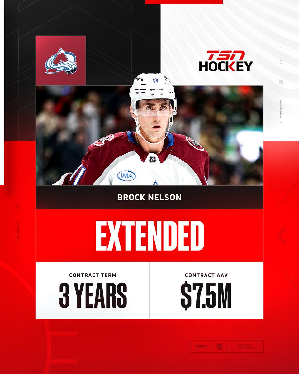 Brock Nelson signs a three year extension with the Avs! Thoughts on the deal? 🤔