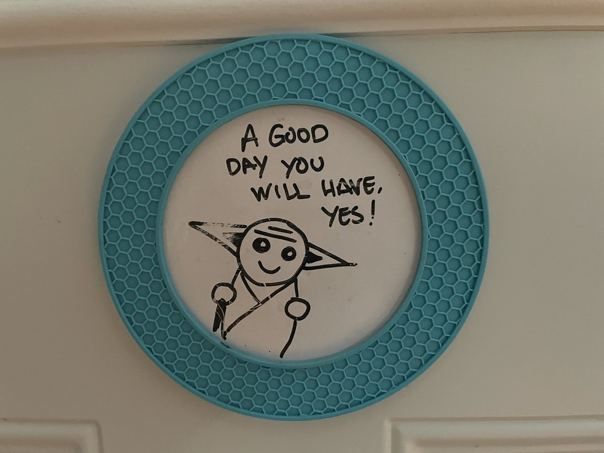 Make it a good one you will, yes.