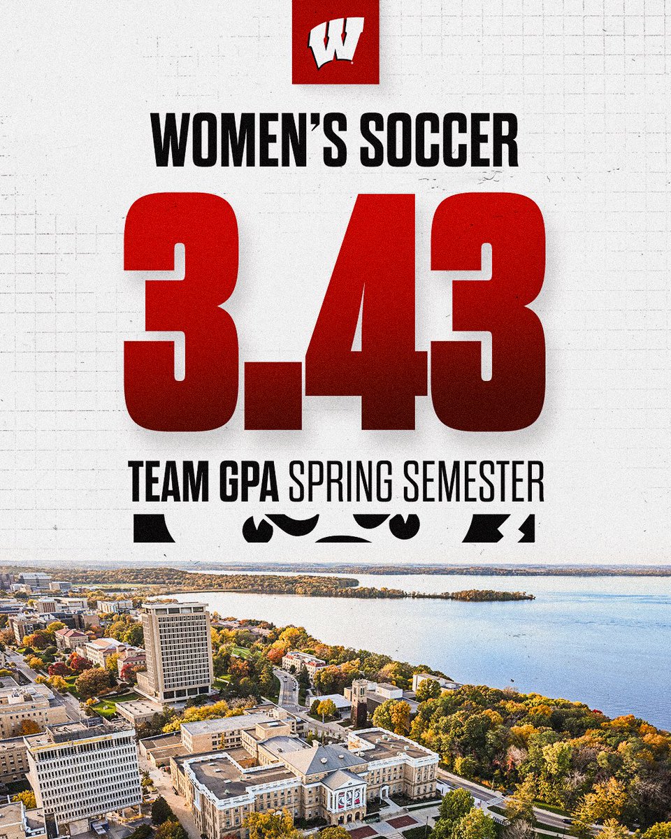 Hard work shows up in the classroom too!

#OnWisconsin
