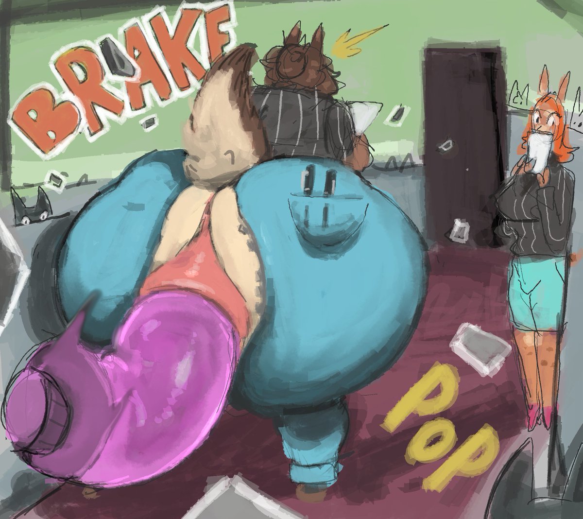 was somewhat sad yesterday and practiced color