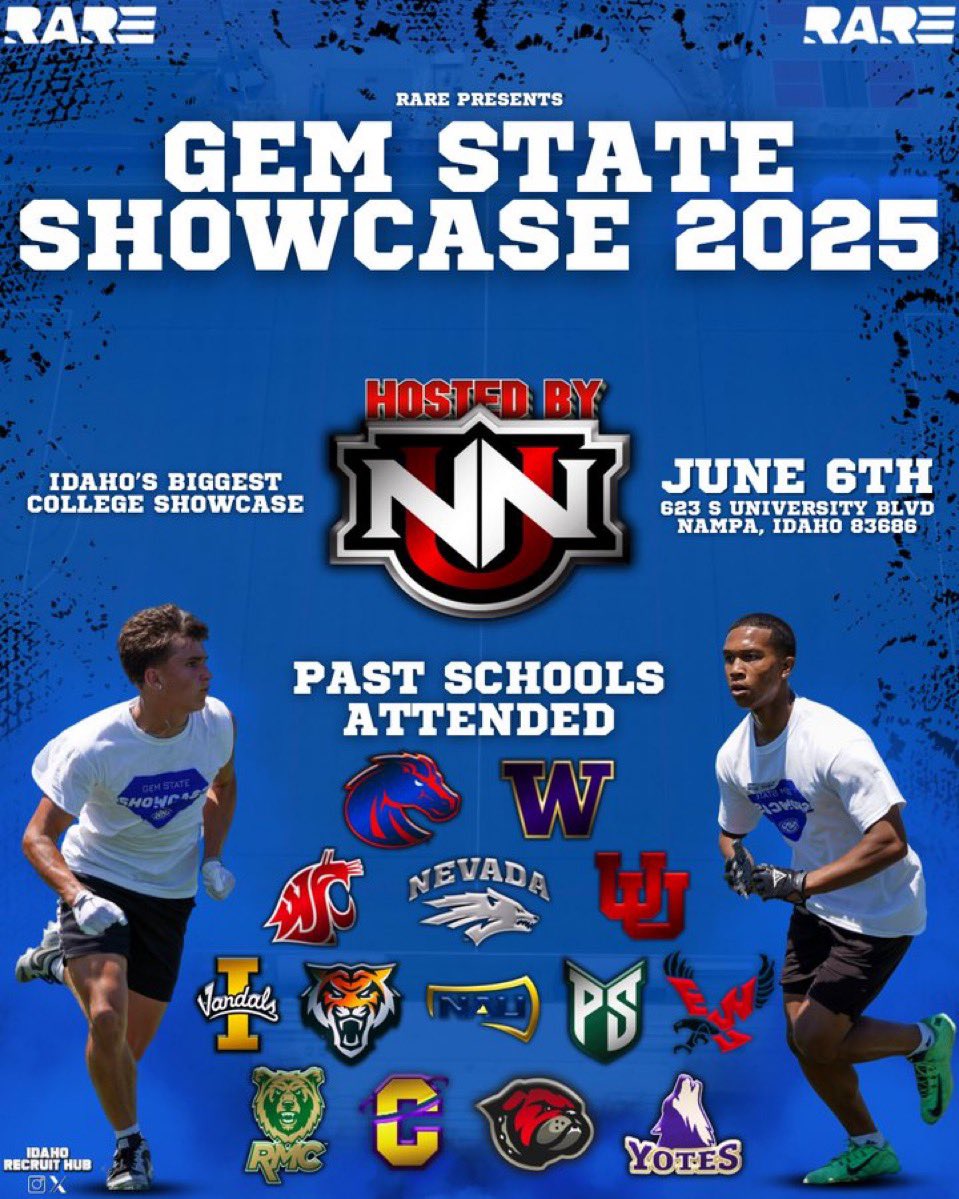 David Foremaster (@david_4master) on Twitter photo Excited to compete in the gem state showcase on June 6th in the 9:30 AM OL/DL session!
<a href="/IdahoRecruitHub/">Idaho Recruit Hub</a>
<a href="/CoachJuss/">Juss Jackson</a> Excited to compete in the gem state showcase on June 6th in the 9:30 AM OL/DL session!
<a href="/IdahoRecruitHub/">Idaho Recruit Hub</a>
<a href="/CoachJuss/">Juss Jackson</a>