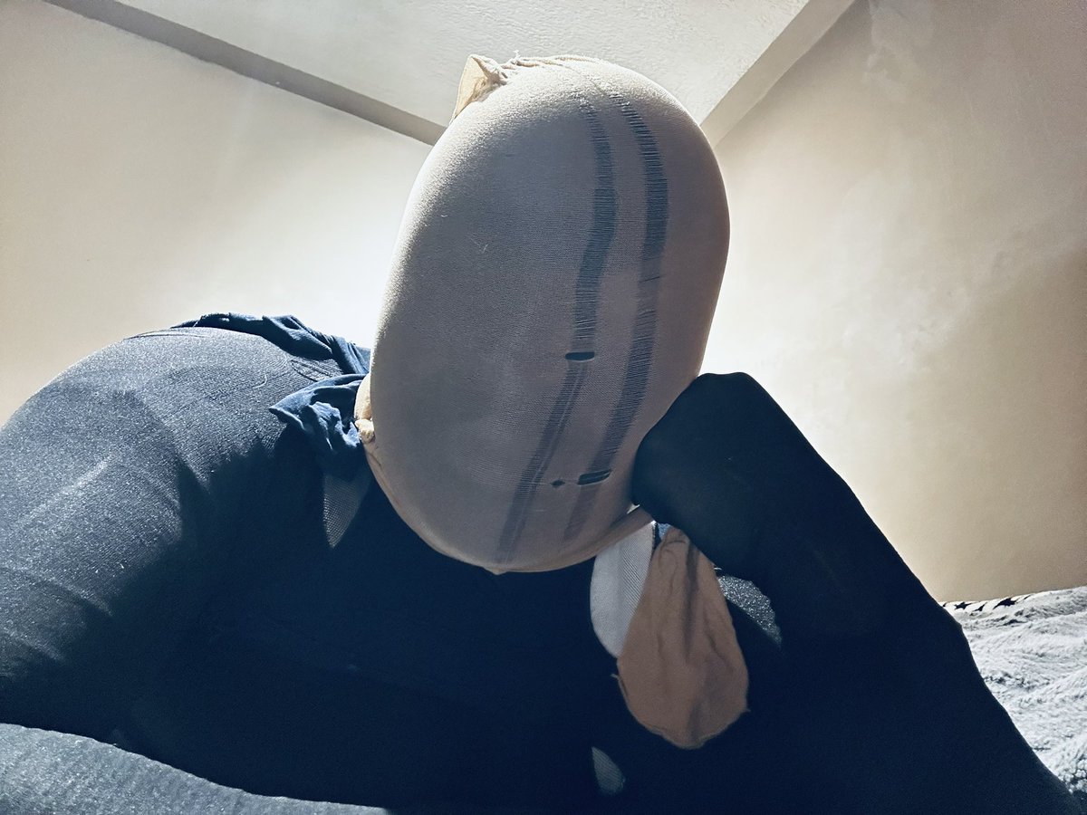 encapuchadopro's tweet photo. Nylon encasement and Zentai suit #zentai #nylonencasment #maskedman #facecover https://t.co/cKZfVTKeUF
