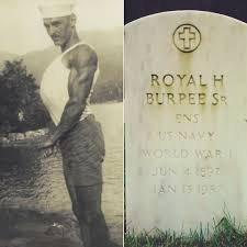 Royal Huddleston Burpee, Sr, was born on this day, June 4, in 1897.  You know what to do to honor him.  At F3 Princeton, when we hear a train...