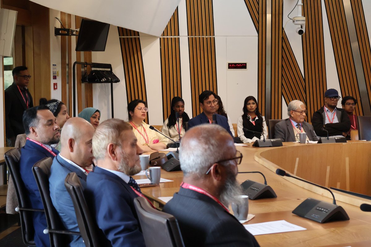 Proud to convene the Cross-Party Group on Bangladesh at <a href="/ScotParl/">Scottish Parliament</a> yesterday. We discussed the impact of aid cuts on Rohingya camps in Cox’s Bazar and called for urgent action to protect those affected. Grateful to all who joined in solidarity. #CPGBangladesh