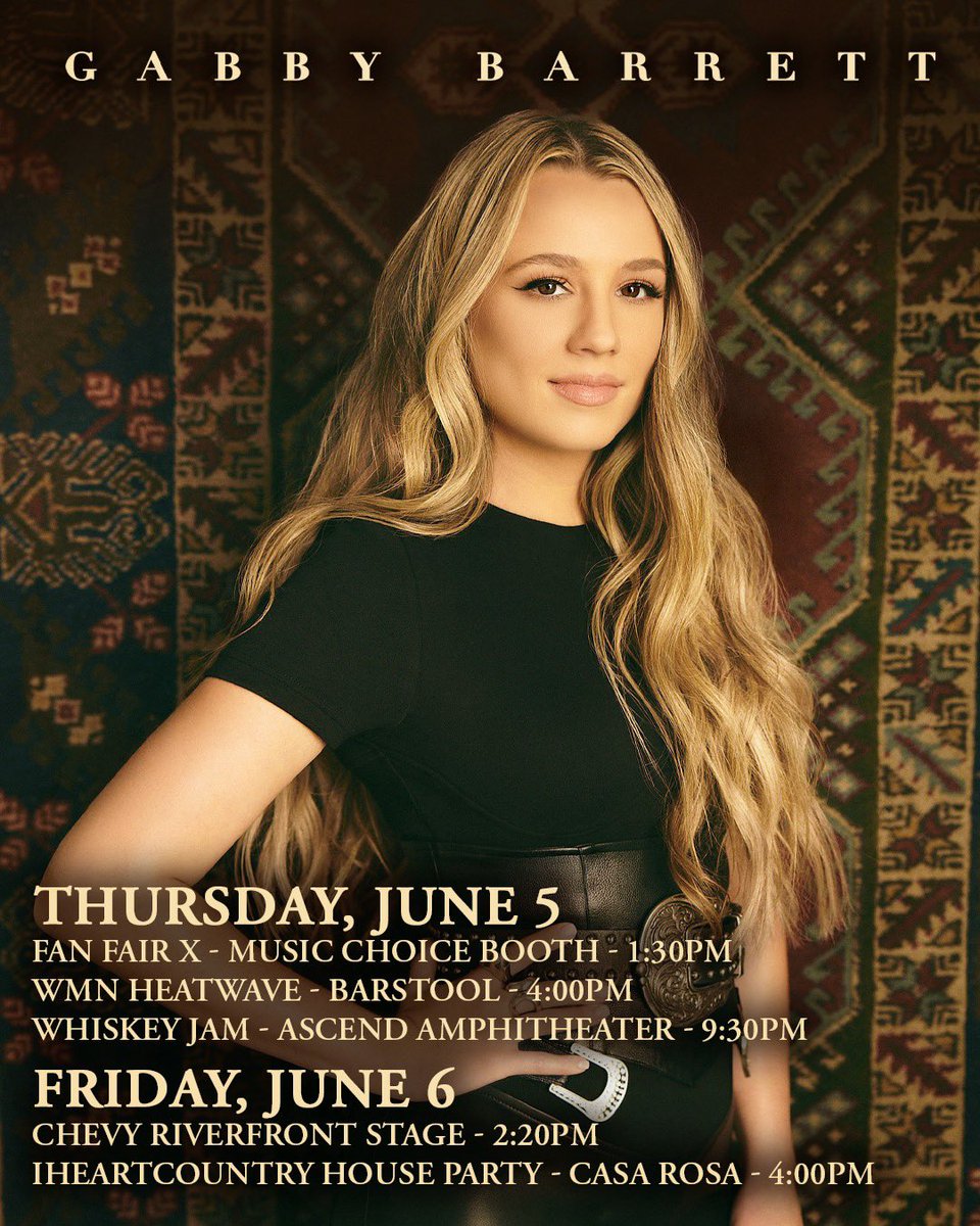 CMA FEST WEEK!!! Can’t wait to see so many of your lovely faces 🤍✨