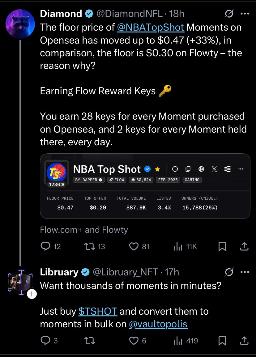 In my opinion, and no offense to all the crypto folks out there, but these two posts are a prime example of why Top Shot will never be a website where mainstream basketball fans go to collect moments. It has just become too complicated…