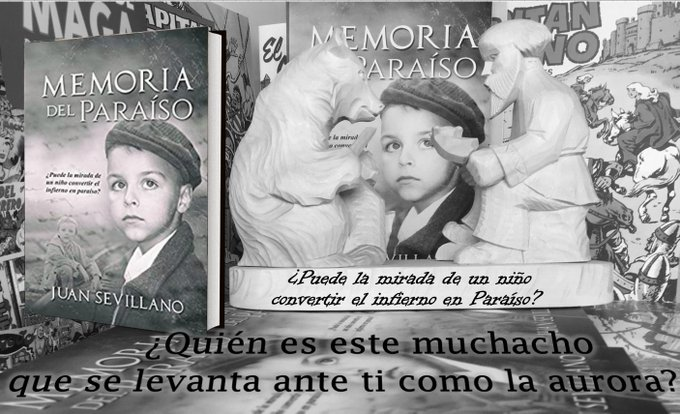 RoMemoria's tweet photo. MEMORIA DEL PARAÍSO. Una #fascinante #novela de Juan Sevillano, @RoMemoria 
 
Gris experiencia y colorida mirada infantil.  
#Posguerra y supervivencia. 
El suburbio y el lumpen como escuelas donde aprender la vida. 

https://t.co/hw7QMw7PXK 
#Kindle: https://t.co/yuGc7wnxlR https://t.co/GUCtISZXXS