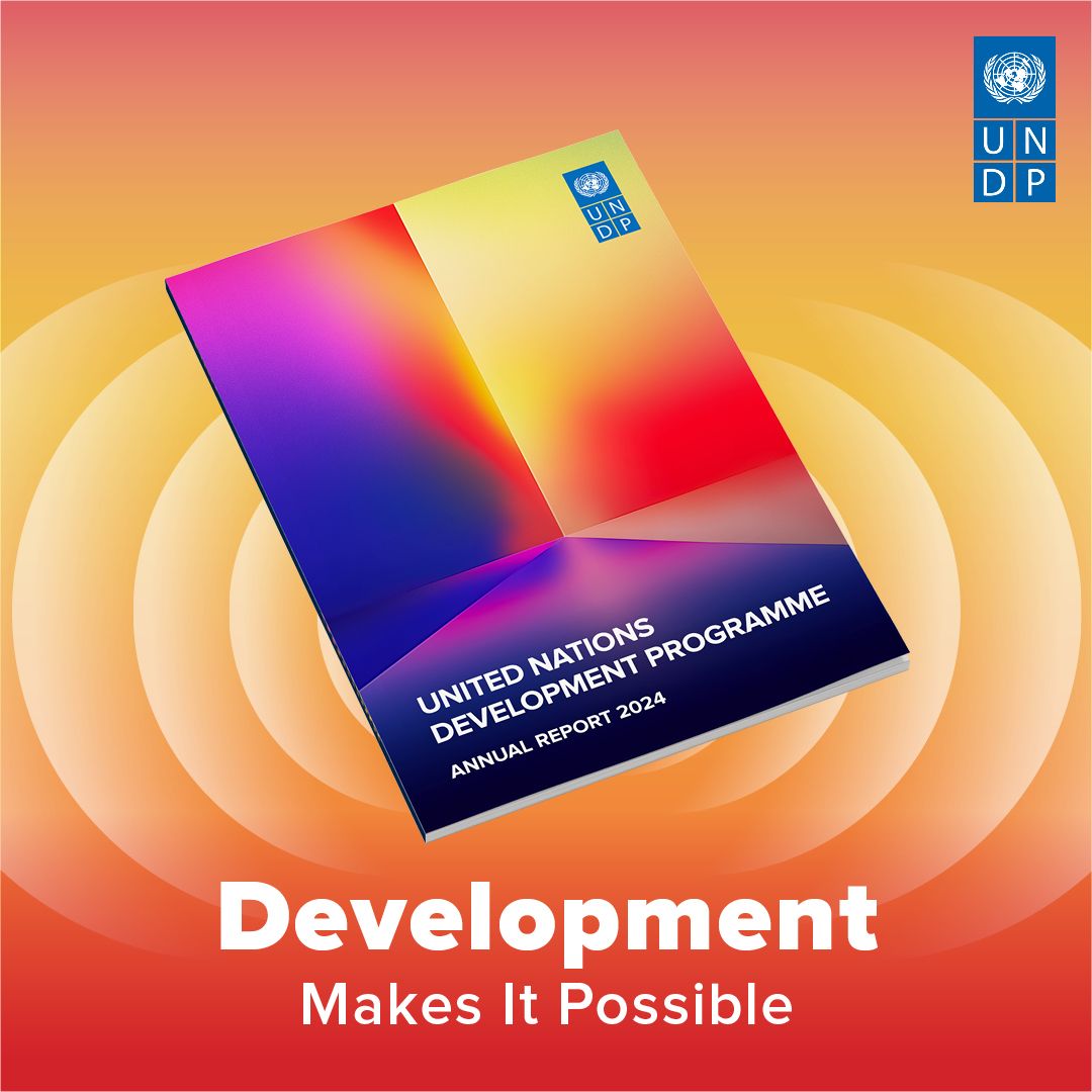 In 2024, <a href="/UNDP/">UN Development</a> delivered $4.8B in programmes.
Through leveraging sustainable finance &amp; partnerships we have improved lives.

✅ 82 million people with access to clean energy
✅ 2.6 million jobs in 46 crisis countries
✅ 816 million voters supported
annualreport.undp.org
#UNDPEB