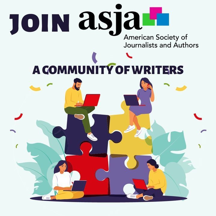Join a writing community that understands the joys and challenges of freelance life. 

The American Society of Journalists and Authors is the largest organization of professional independent writers. 

Join ASJA Today! asja.org

#freelancewriters #contentwriters