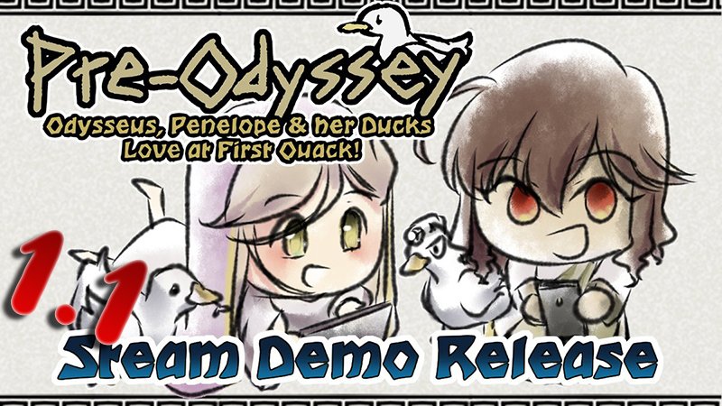 Ducks never stop! 🦆🦆
Pre-Odyssey Demo 1.1 Update is now Live on Steam 🥳
#OtomeGame #VisualNovel #IndieDev