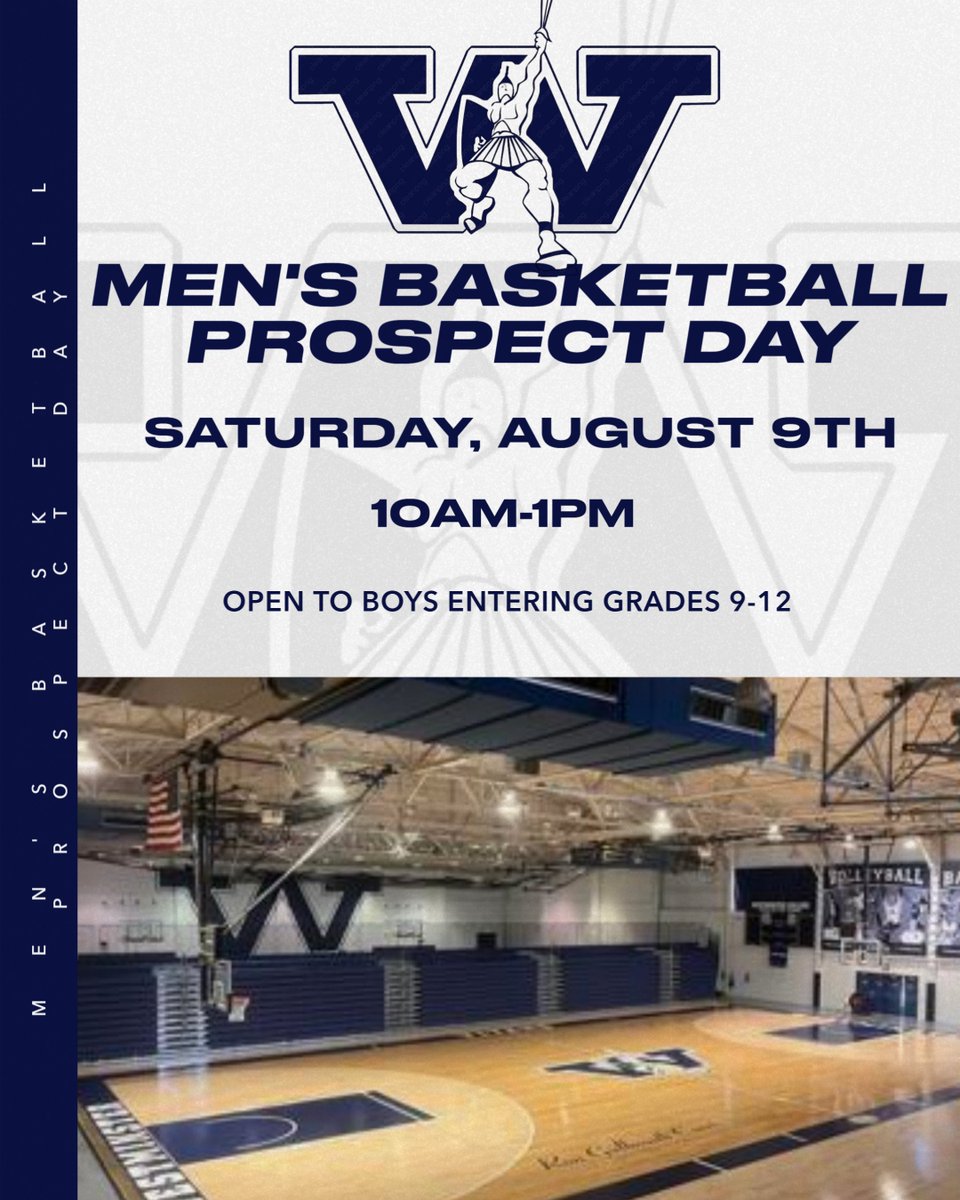 Westminster Men's Basketball (@westminster_mbb) on Twitter photo ๐๐๐ฃโ๐จ ๐ฝ๐๐จ๐ ๐๐ฉ๐๐๐ก๐ก ๐๐ง๐ค๐จ๐ฅ๐๐๐ฉ ๐ฟ๐๐ฎ
๐๏ธ August 9th
โ๏ธ 10am-1pm
๐ Westminster College Memorial Field House
๐ College level experience for HS players aspiring to play basketball in college.
๐portal.campnetwork.com/Register/Regisโฆ ๐๐๐ฃโ๐จ ๐ฝ๐๐จ๐ ๐๐ฉ๐๐๐ก๐ก ๐๐ง๐ค๐จ๐ฅ๐๐๐ฉ ๐ฟ๐๐ฎ
๐๏ธ August 9th
โ๏ธ 10am-1pm
๐ Westminster College Memorial Field House
๐ College level experience for HS players aspiring to play basketball in college.
๐portal.campnetwork.com/Register/Regisโฆ