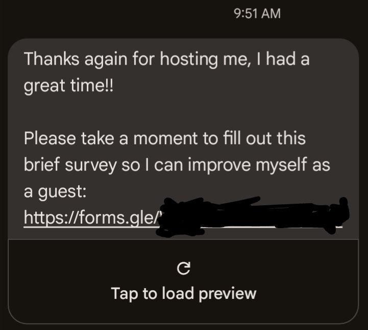 Compliments's tweet photo. I play at a muni (a nice muni, but a muni) so I don't get many "thank yous" for "hosting"... But I had a friend up recently and he played with me and I tried to be a good host (playing tips, etc.).

Got this this morning... 🤣🤣

(n.b. he was a great guest) https://t.co/aquCcsAldY